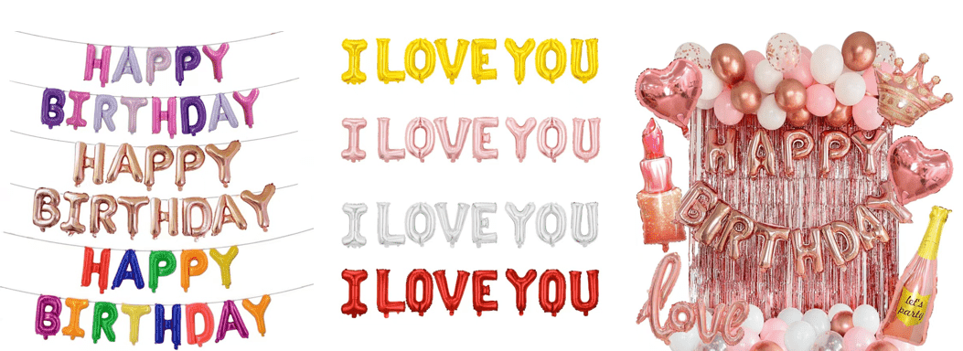 Які букви містить фольгована повітряна куля розміром 16 дюймів? Підтримуєте безкоштовну комбінацію?