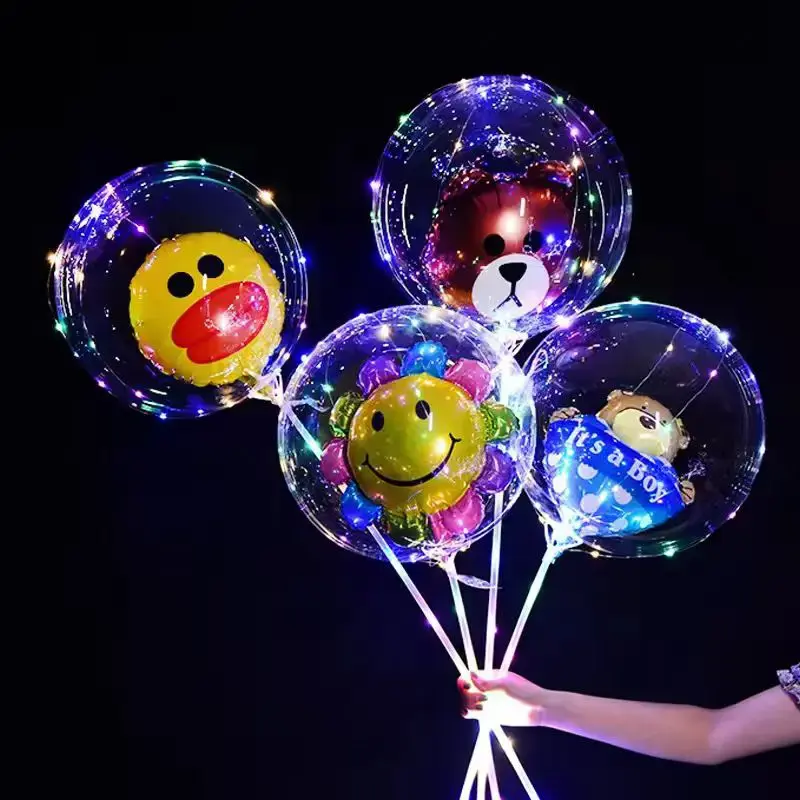 Спосіб виробництва світлодіодних повітряних куль BOBO