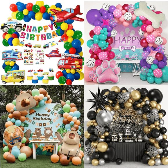 Арка повітряної кулі на день народження