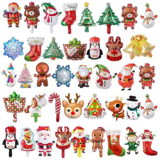 Різдвяні набори повітряних кульок з фольги