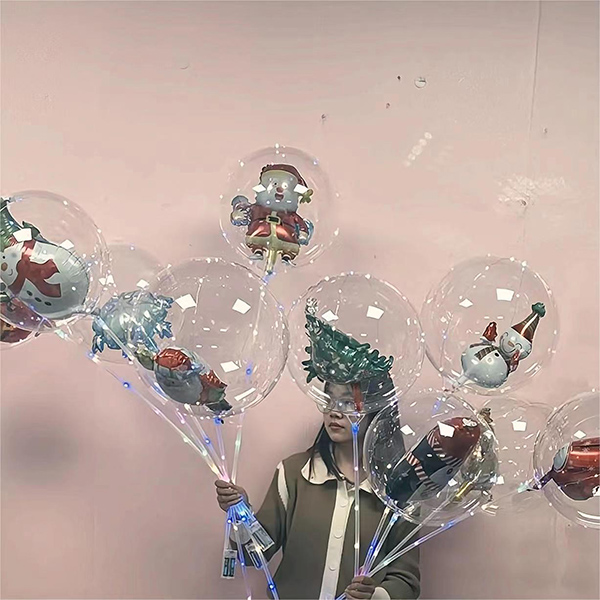 Різдвяна тематична повітряна куля Бобо