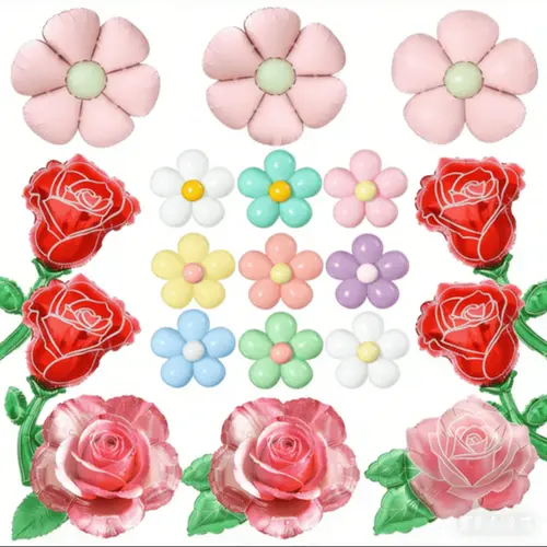 Квіткові фольговані кулі