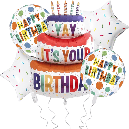 Набір фольгованих повітряних куль на день народження