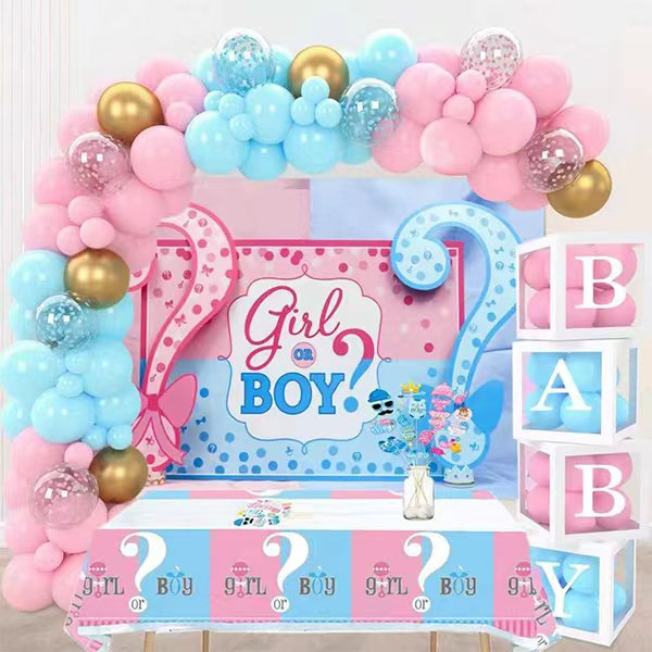 Набір гірлянд з повітряної кульки Gender Reveal