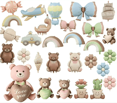 Повітряні кульки з матової фольги