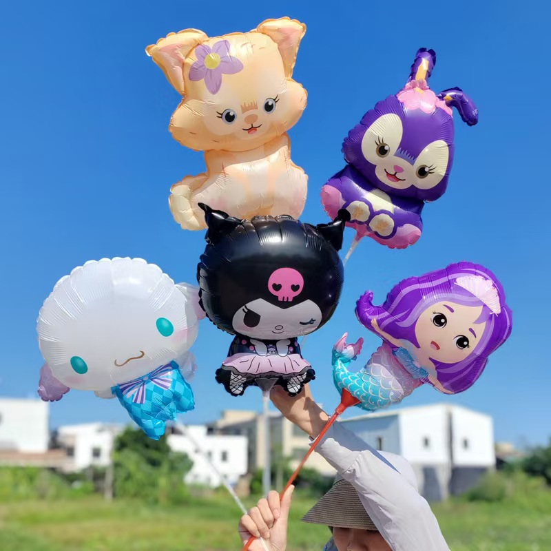 міні фольговані кульки на паличках